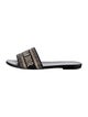 Christian Dior Canvas Graphic Print Slides