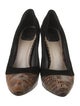 Christian Dior Leather Animal Print Pumps