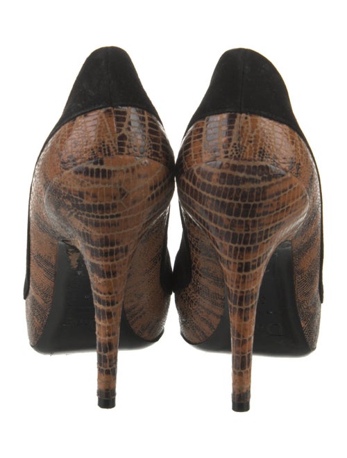 Christian Dior Leather Animal Print Pumps