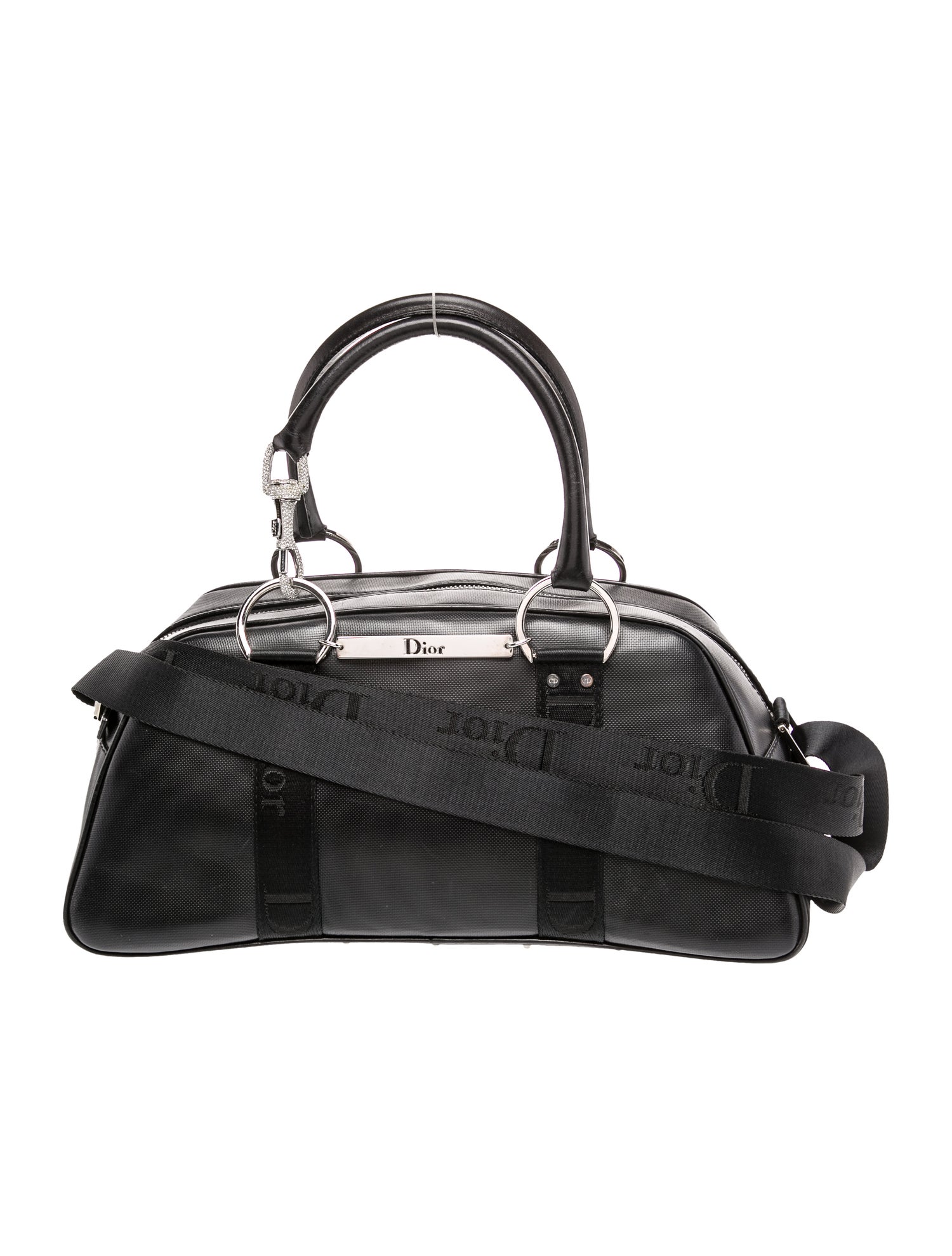 Christian Dior Leather Boston