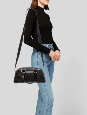 Christian Dior Leather Boston