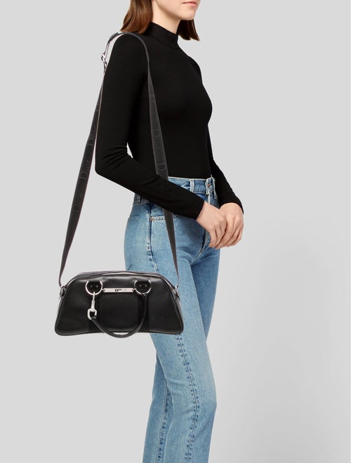 Christian Dior Leather Boston