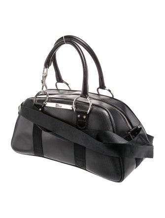 Christian Dior Leather Boston