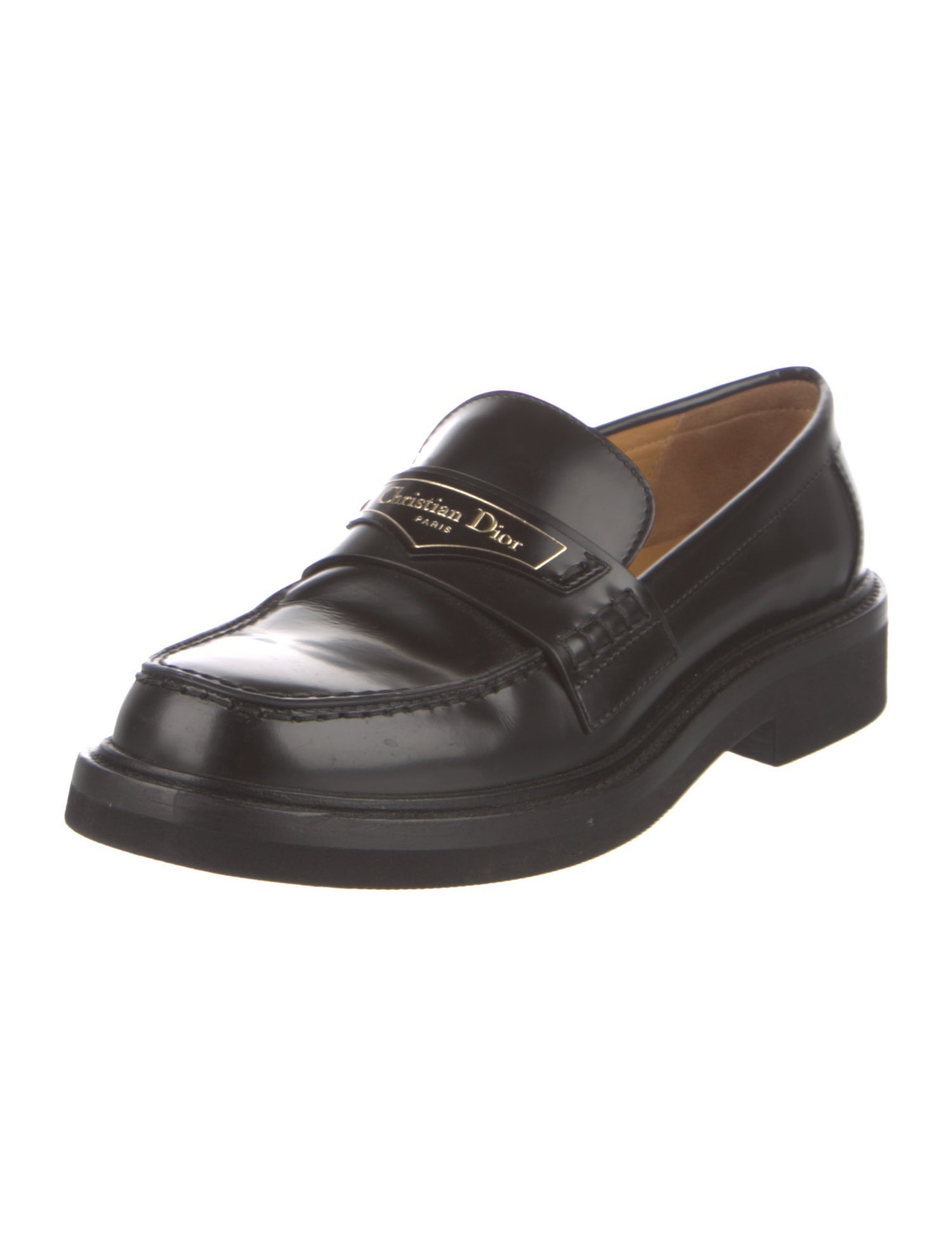 Christian Dior Leather Loafers