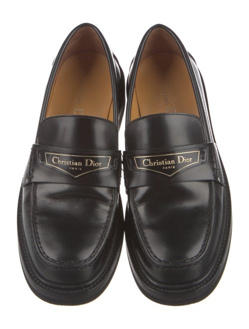 Christian Dior Leather Loafers