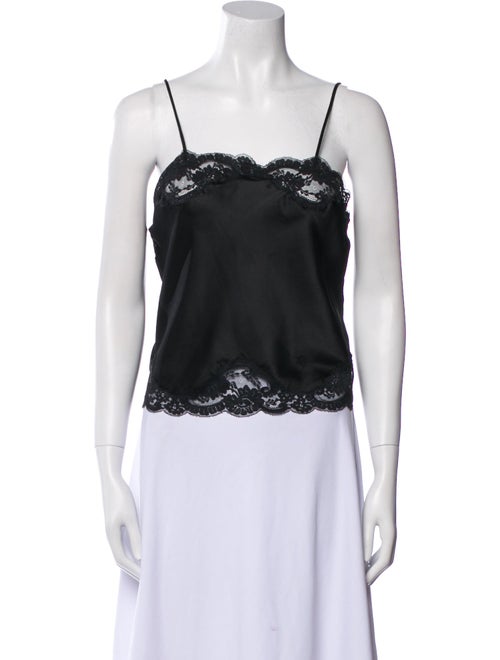 Christian Dior Square Neckline Sleeveless Crop Top