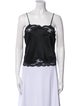 Christian Dior Square Neckline Sleeveless Crop Top