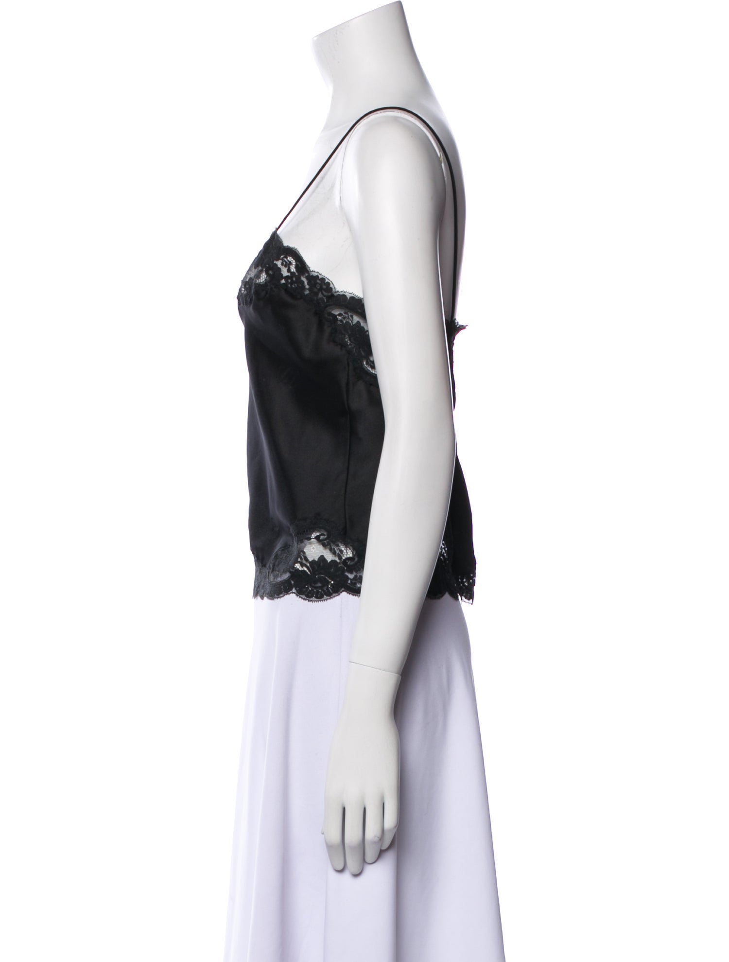 Christian Dior Square Neckline Sleeveless Crop Top