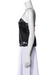 Christian Dior Square Neckline Sleeveless Crop Top