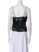 Christian Dior Square Neckline Sleeveless Crop Top