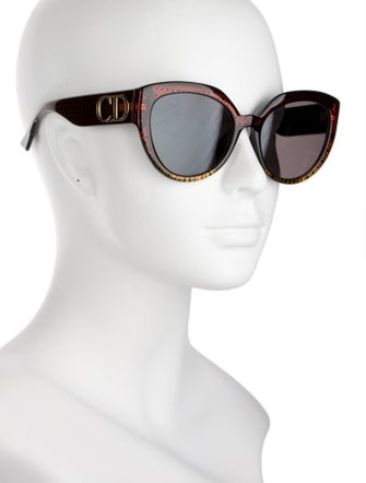 Christian Dior DDiorF Cannage Pattern Sunglasses