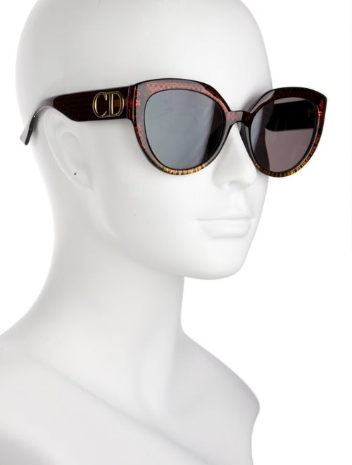 Christian Dior DDiorF Cannage Pattern Sunglasses