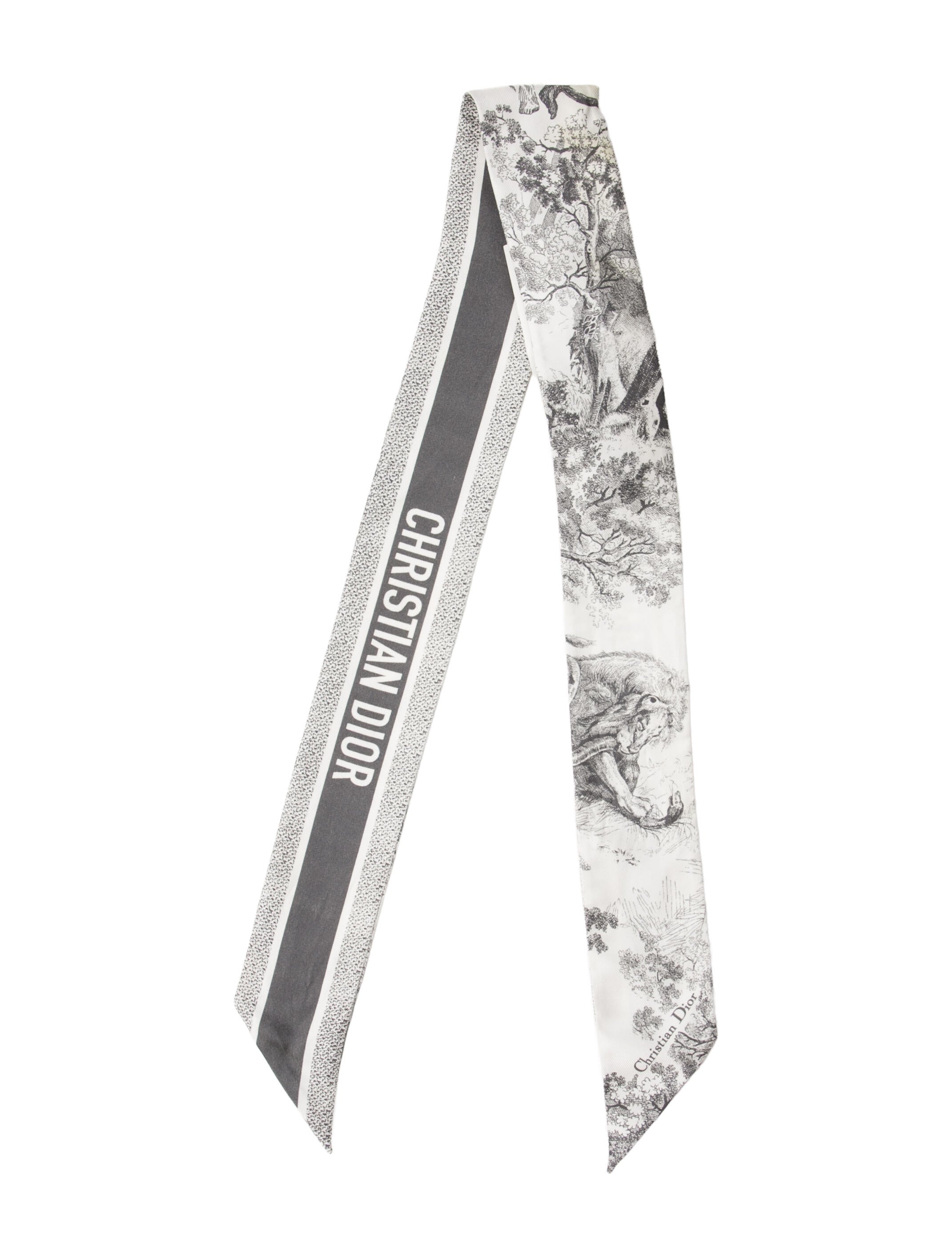 Christian Dior Silk Printed Bandeau