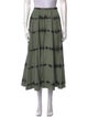 Christian Dior Tie-Dye Print Midi Length Skirt