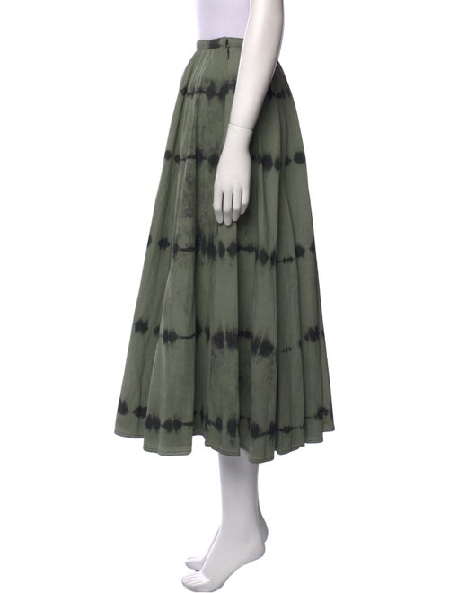 Christian Dior Tie-Dye Print Midi Length Skirt