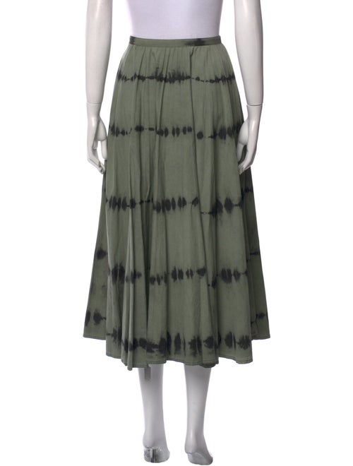 Christian Dior Tie-Dye Print Midi Length Skirt