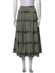 Christian Dior Tie-Dye Print Midi Length Skirt