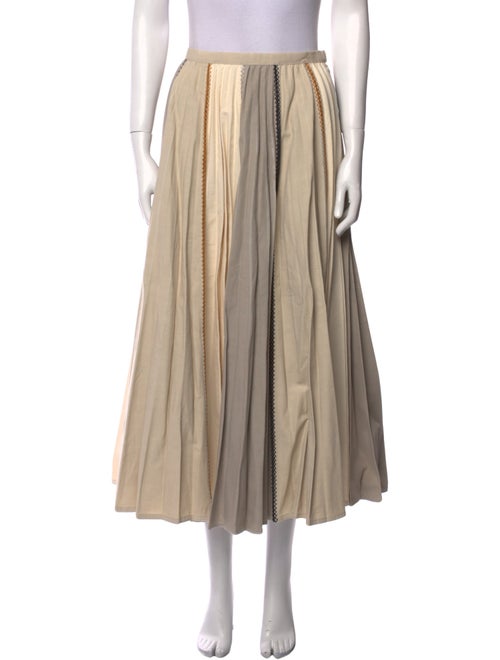 Christian Dior Crochet Trim Midi Length Skirt