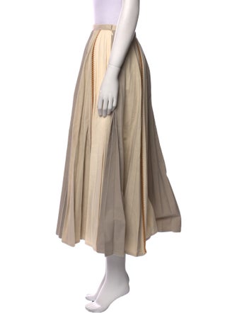 Christian Dior Crochet Trim Midi Length Skirt