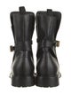 Christian Dior Leather Moto Boots