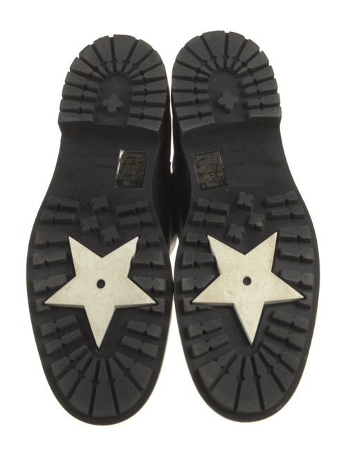 Christian Dior Leather Moto Boots