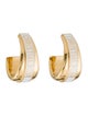 Christian Dior Lacquer Code Hoop Earrings