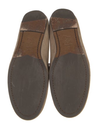 Christian Dior Suede Tassel Accents Loafers