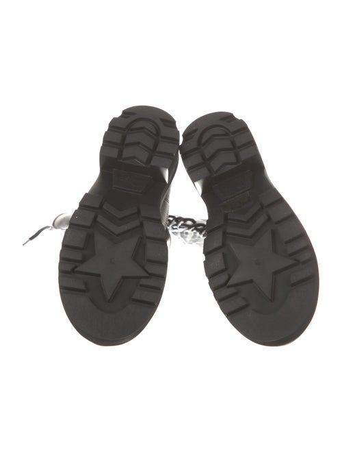 Christian Dior Leather Lace-Up Boots