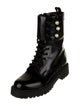 Christian Dior D-Strike Faux Pearl Accents Combat Boots