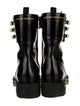Christian Dior D-Strike Faux Pearl Accents Combat Boots