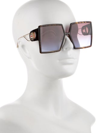 Christian Dior Oversize Gradient Sunglasses