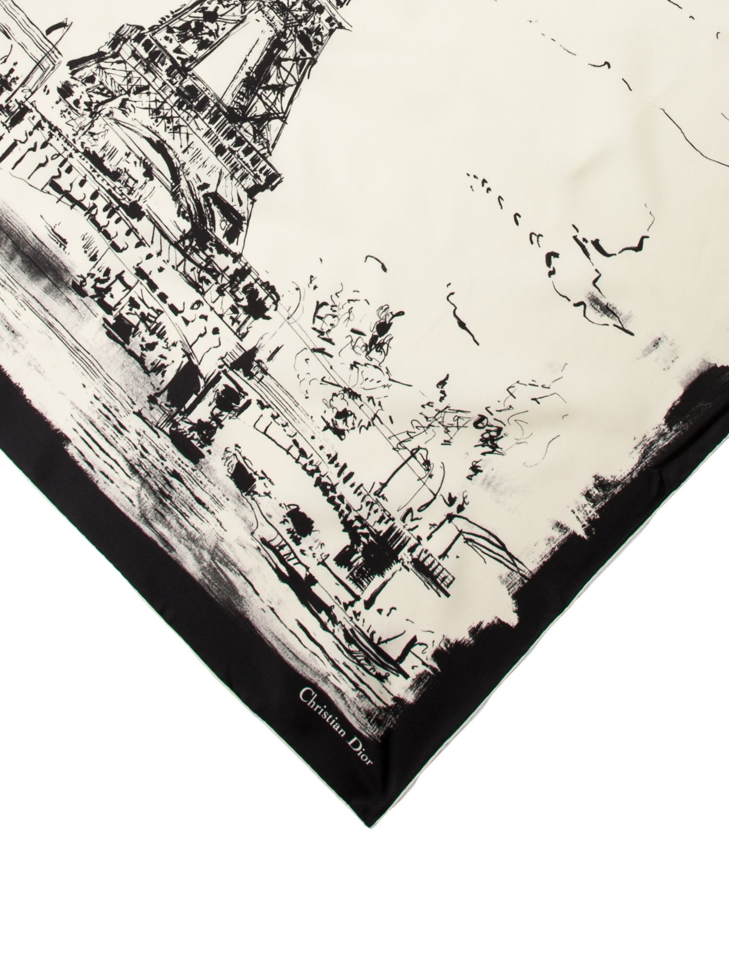 Christian Dior Silk Printed Scarf