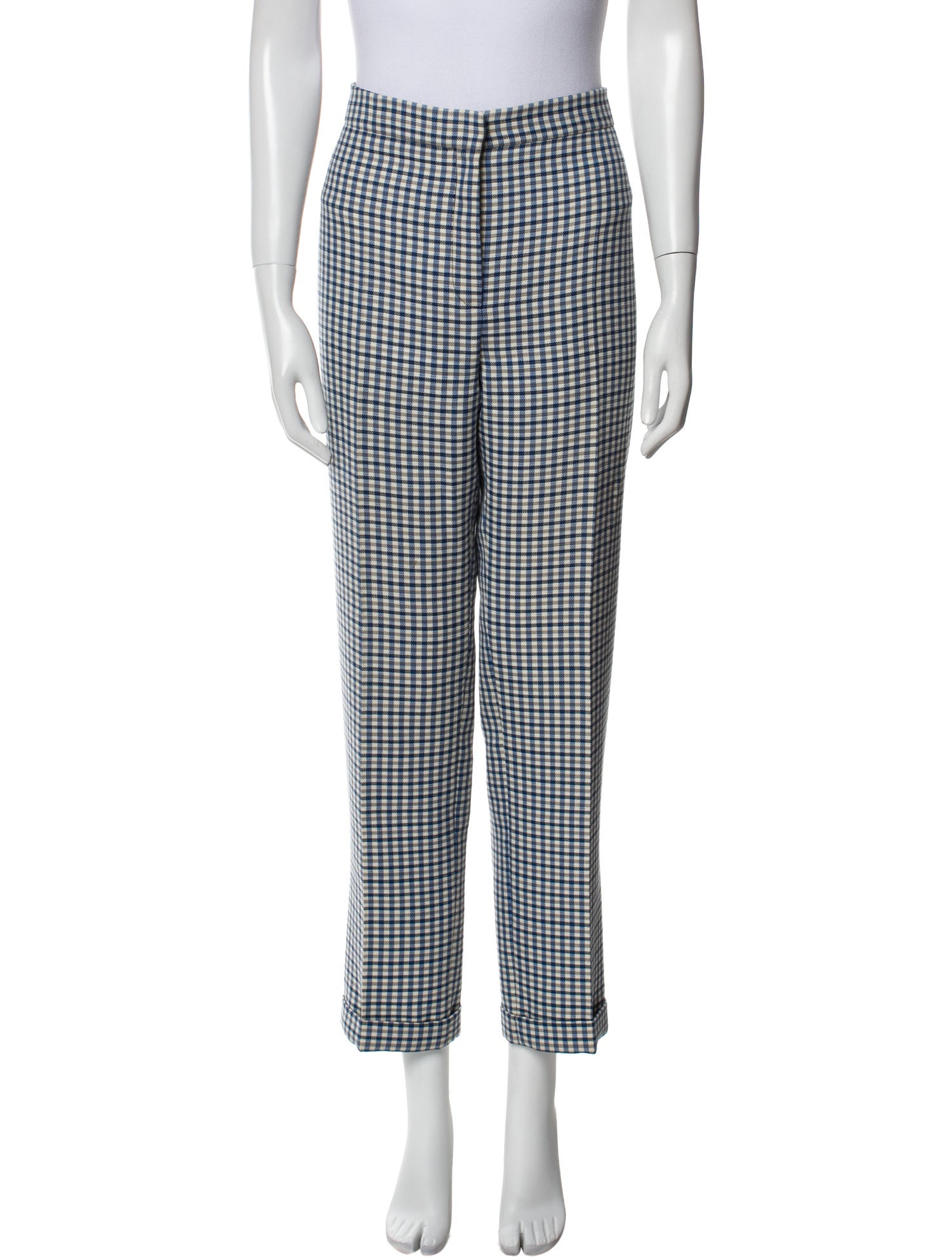 Christian Dior Wool Straight Leg Pants