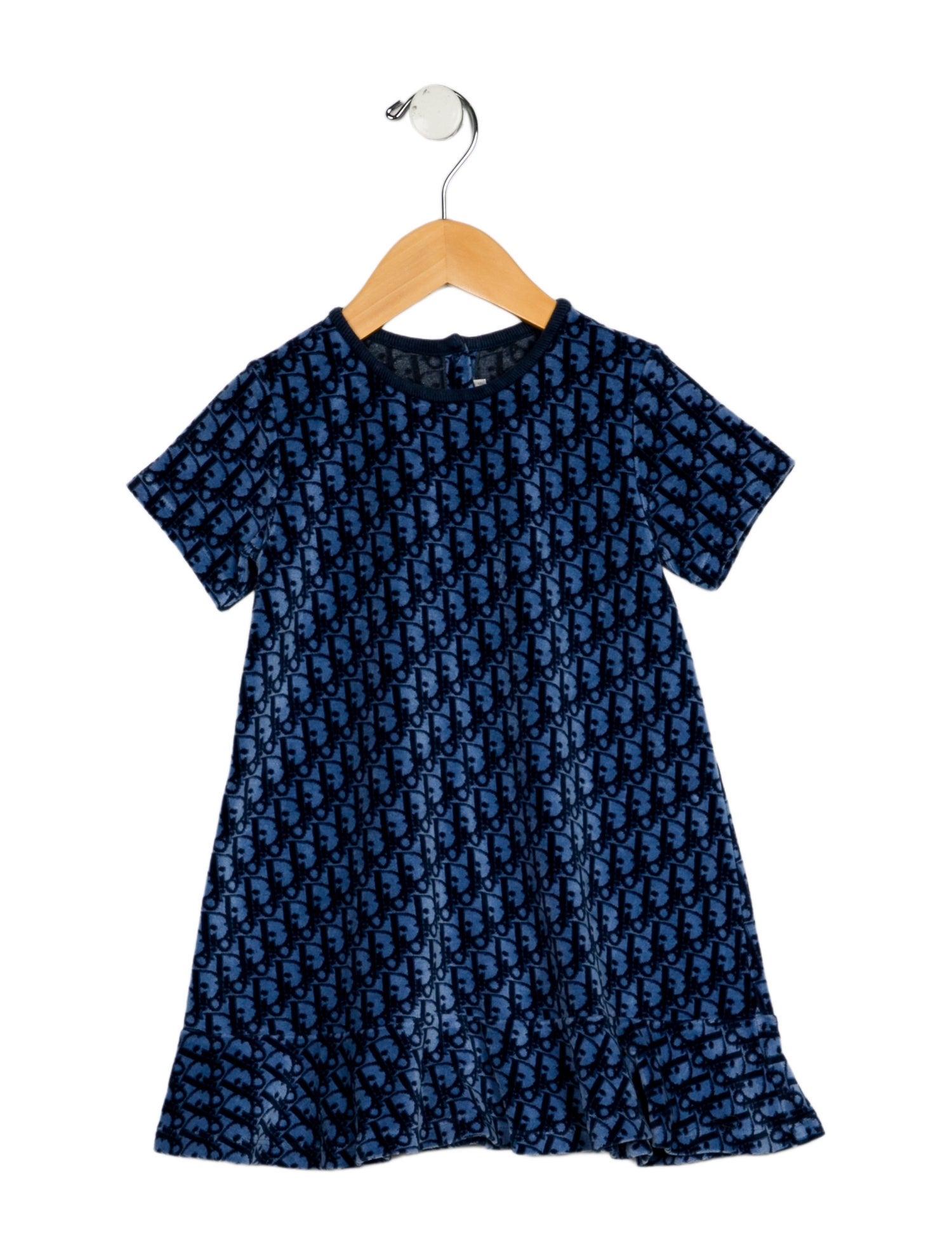 Baby Dior Toddler Girls Patterned Short Sleeve Dress