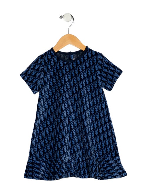 Baby Dior Toddler Girls Patterned Short Sleeve Dress