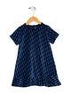Baby Dior Toddler Girls Patterned Short Sleeve Dress