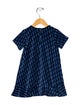 Baby Dior Toddler Girls Patterned Short Sleeve Dress