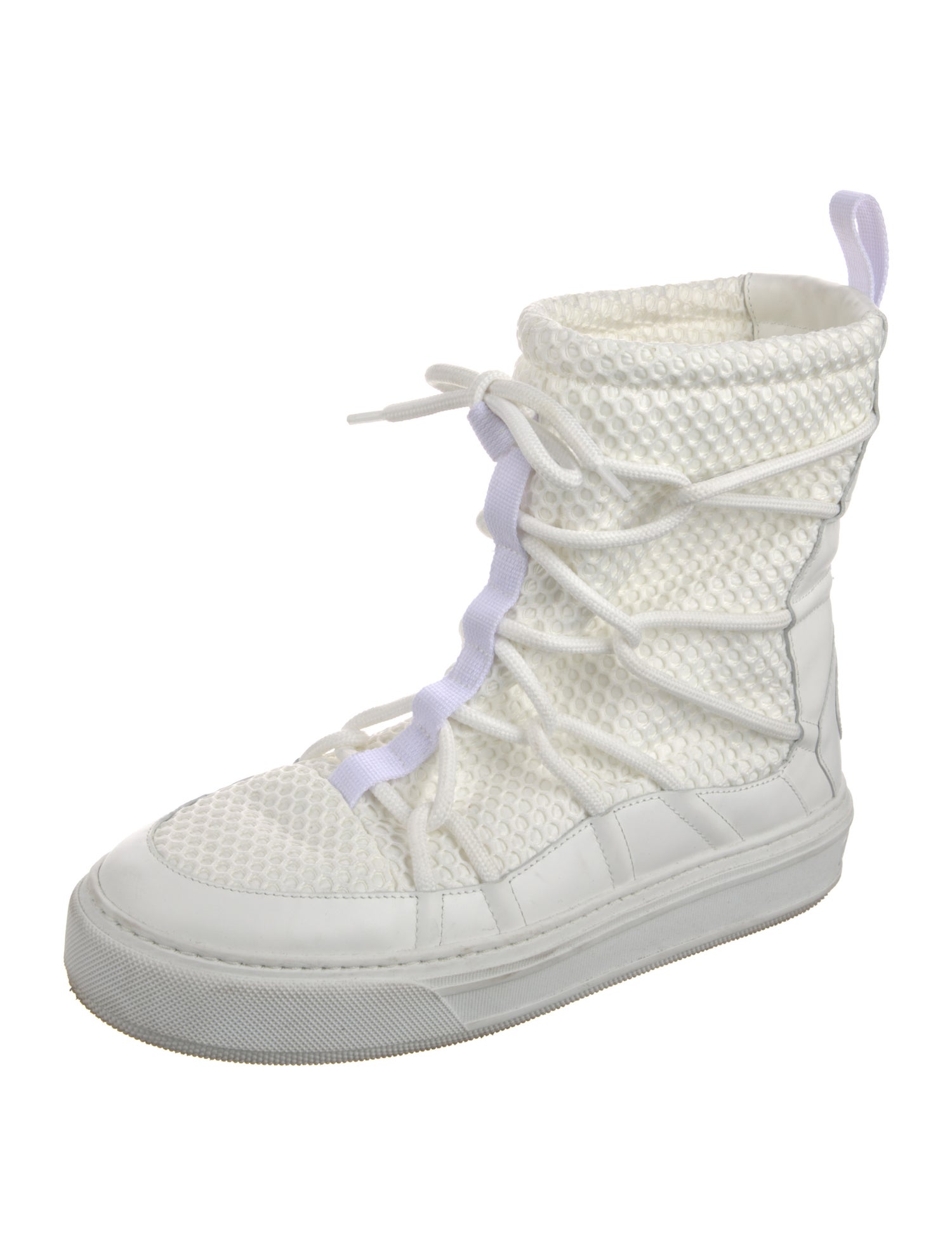 Christian Dior Nylon Lace-Up Boots