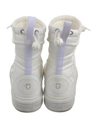 Christian Dior Nylon Lace-Up Boots