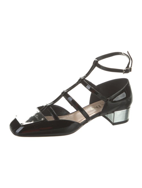 Christian Dior Patent Leather T-Strap Pumps