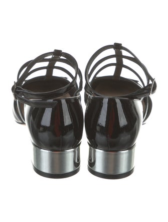 Christian Dior Patent Leather T-Strap Pumps