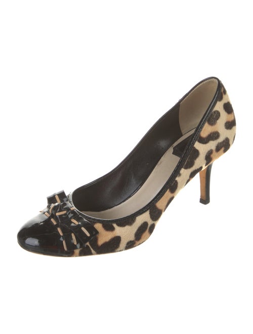 Christian Dior Ponyhair Animal Print Pumps