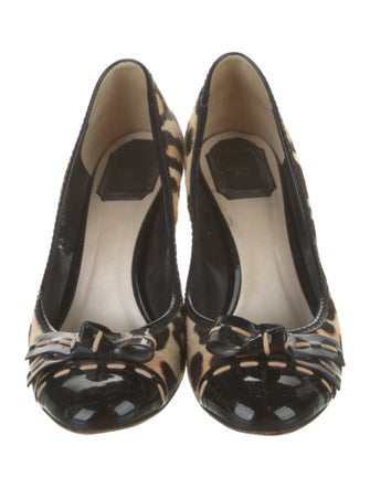 Christian Dior Ponyhair Animal Print Pumps