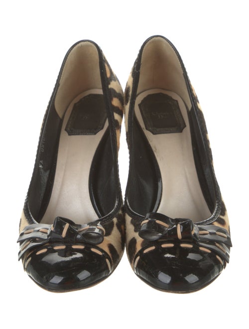 Christian Dior Ponyhair Animal Print Pumps