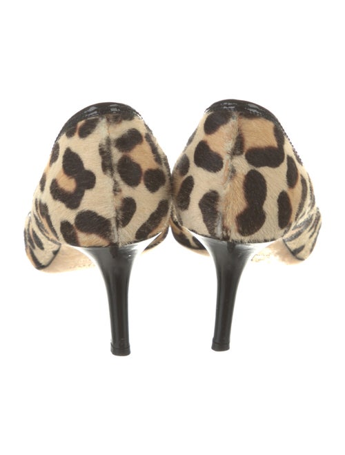 Christian Dior Ponyhair Animal Print Pumps