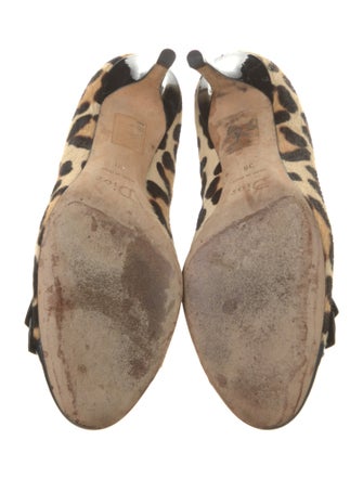 Christian Dior Ponyhair Animal Print Pumps