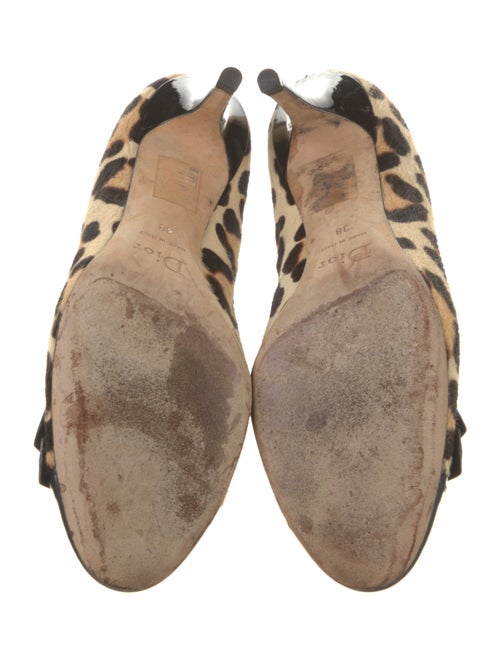 Christian Dior Ponyhair Animal Print Pumps