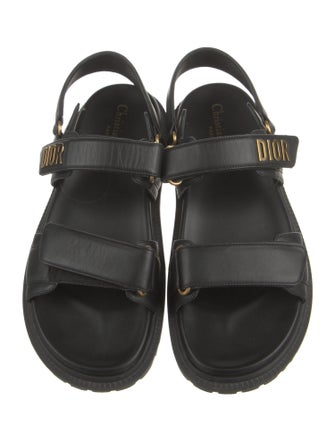 Christian Dior Leather Slingback Sandals