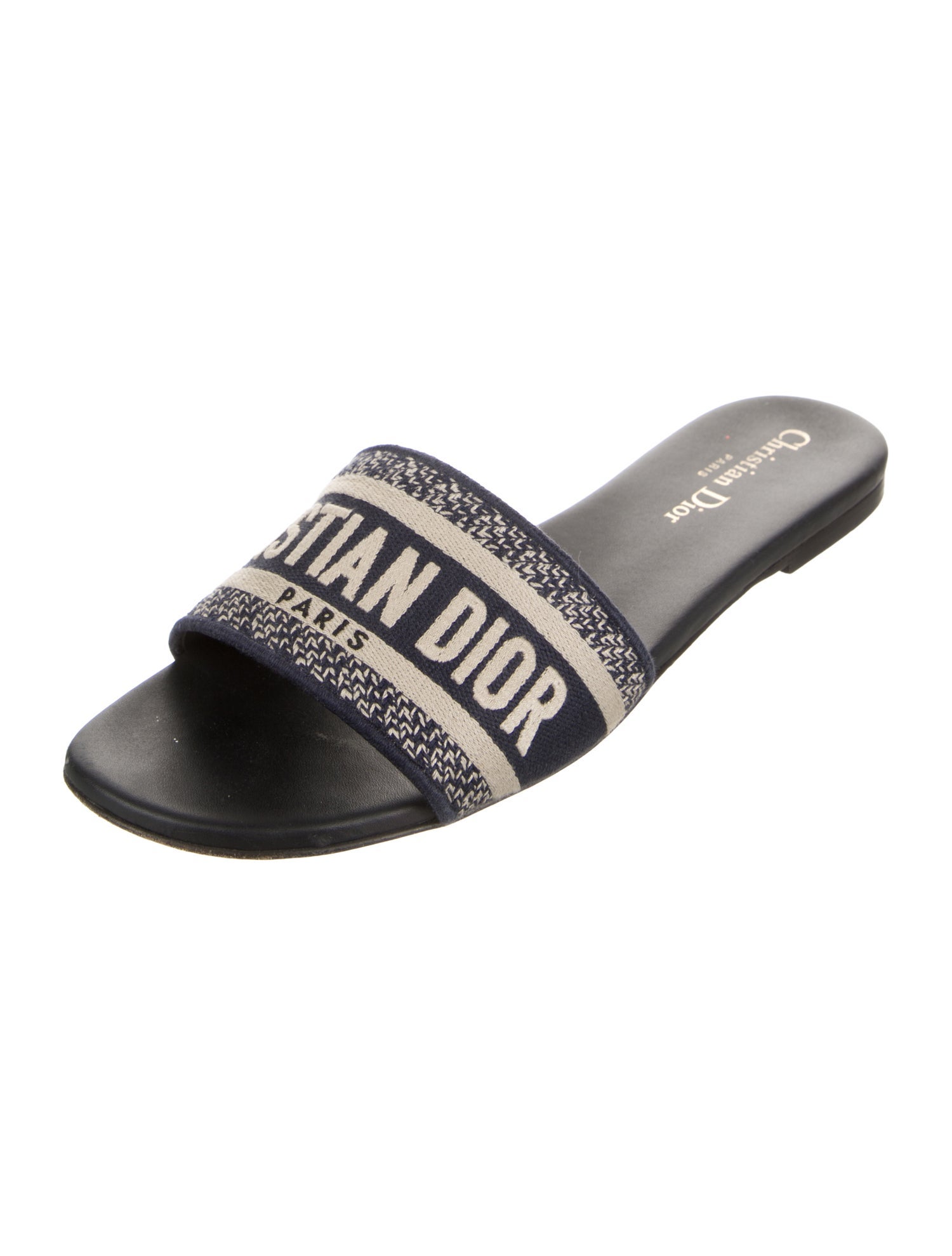 Christian Dior Canvas Printed Flats