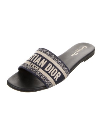 Christian Dior Canvas Printed Flats